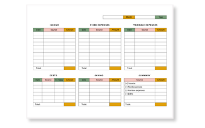 Free Budget Planner Printables 2026